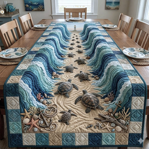 Sea Turtle Quilted Table Runner GFTOPND60