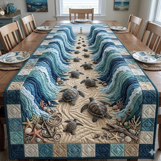 Sea Turtle Quilted Table Runner GFTOPND60