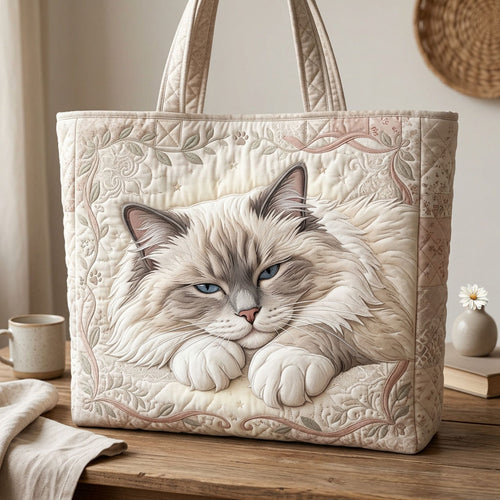 Ragdoll Quilted Tote Bag GFTOPND609
