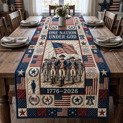One Nation Under God Quilted Table Runner GFTOPND62