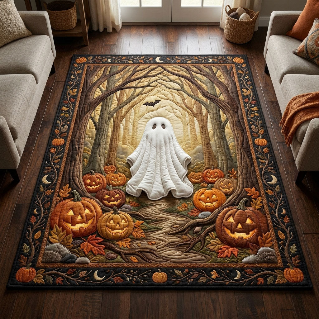 Moody Ghost In Forest Area Rug GFTOPND640