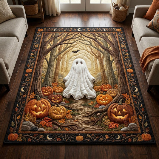 Moody Ghost In Forest Area Rug GFTOPND640