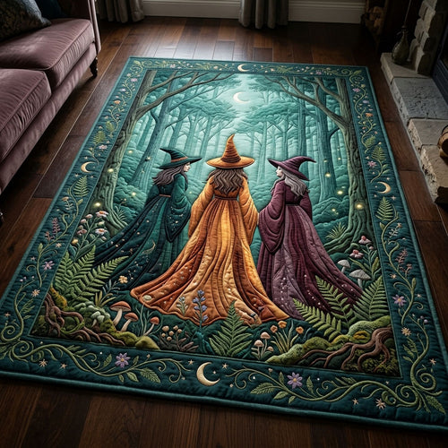 Moody Forest Gothic Witchcore Area Rug GFTOPND650