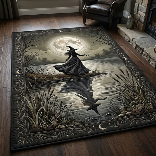 Witch Dancing Under Full Moon Area Rug GFTOPND651