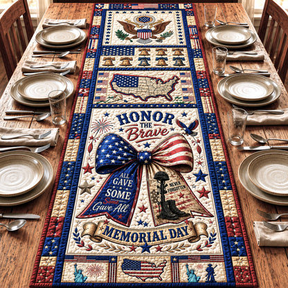 Memorial Day Quilted Table Runner GFTOPND66
