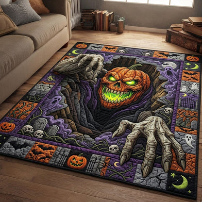 Creepy Pumpkin Area Rug GFTOPND779