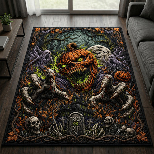 Creepy Pumpkin Area Rug GFTOPND780