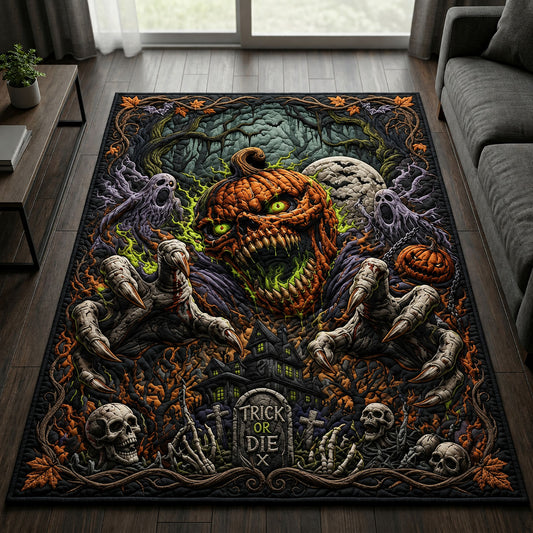 Creepy Pumpkin Area Rug GFTOPND780