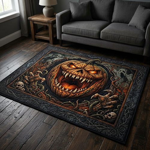 Big Mouth Pumpkin Area Rug GFTOPND782