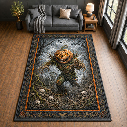 Creepy Pumpkin Area Rug GFTOPND784