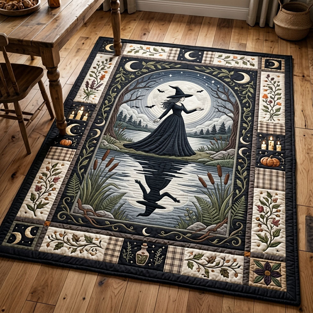 Witch Dancing Under Moon Area Rug GFTOPND805