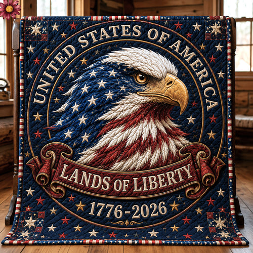 Land Of Liberty Quilted Blanket GFTOPND87