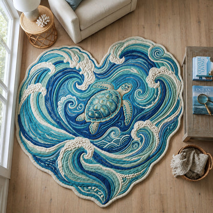 Heart Wave Custom Shape Area Rug GFTOPND871