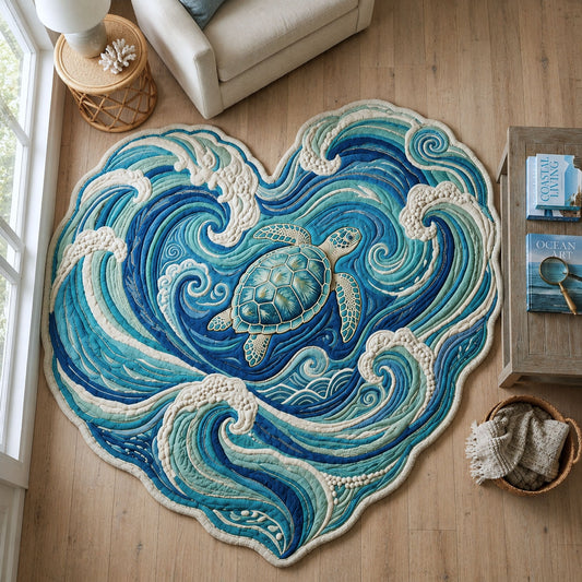 Heart Wave Custom Shape Area Rug GFTOPND871