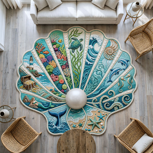 Ocean Treasures Custom Shape Area Rug GFTOPND872