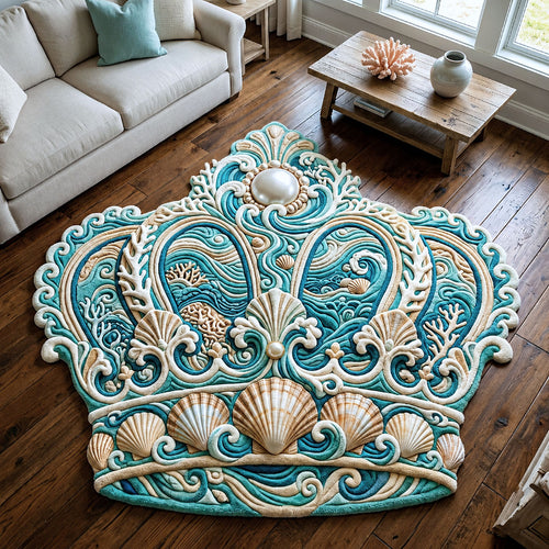 Ocean Crown Custom Shape Area Rug GFTOPND874
