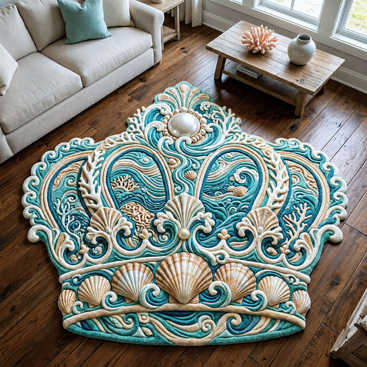 Ocean Crown Custom Shape Area Rug GFTOPND874