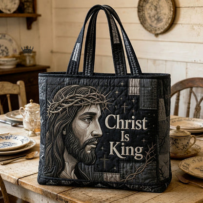 Christ Is King Quilted Tote Bag GFTOPND901