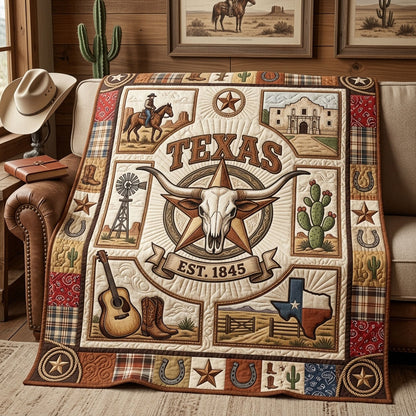 Texas Pride Quilted Blanket GFTOPND938