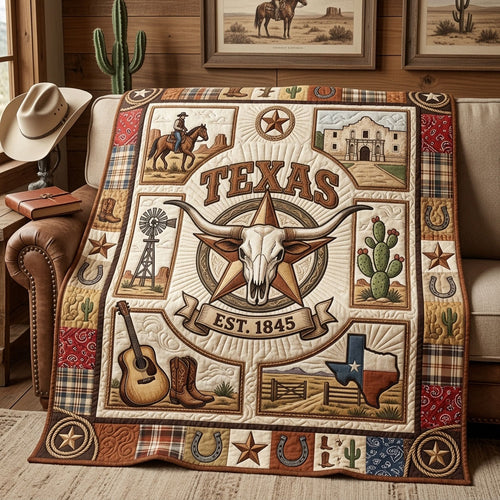 Texas Pride Quilted Blanket GFTOPND938