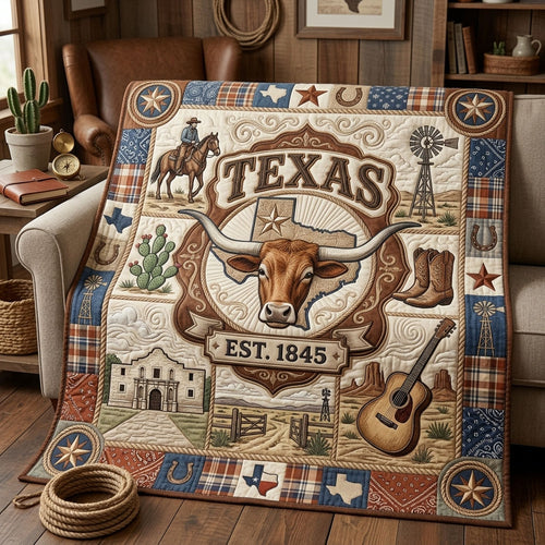Texas Pride Quilted Blanket GFTOPND939