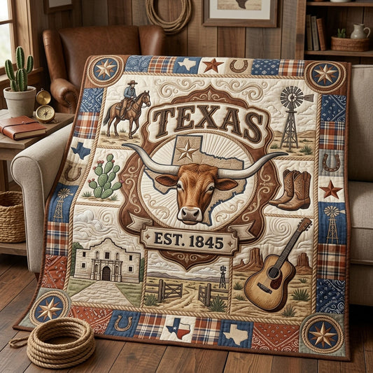 Texas Pride Quilted Blanket GFTOPND939
