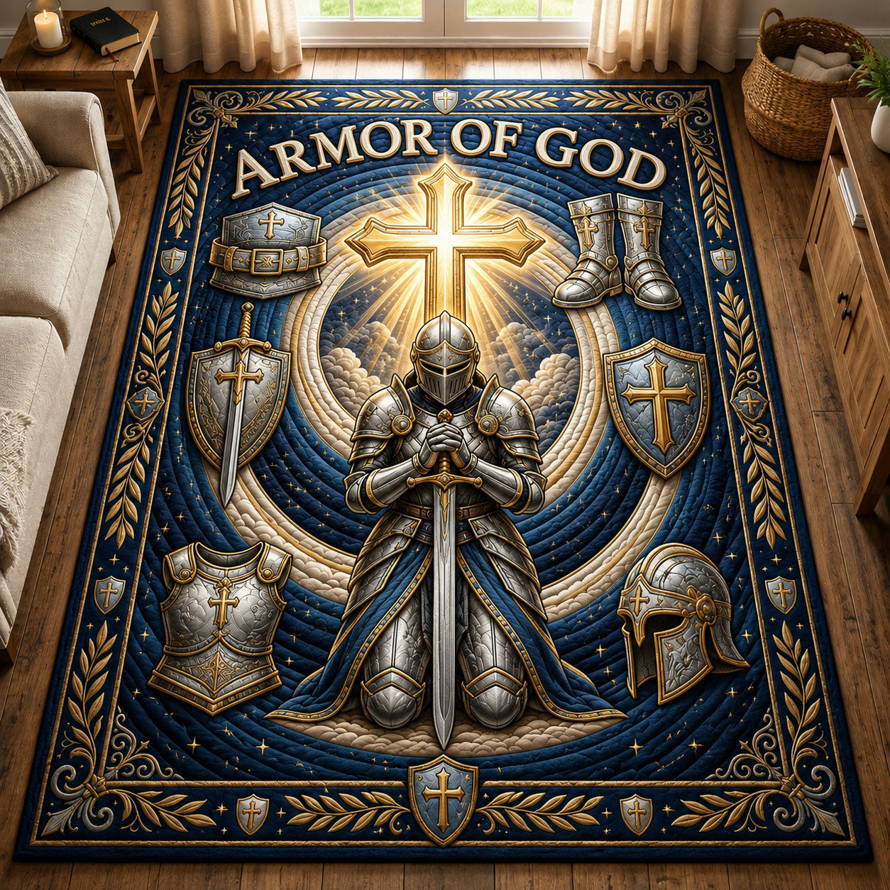 Armor Of God Area Rug GFTOPND975