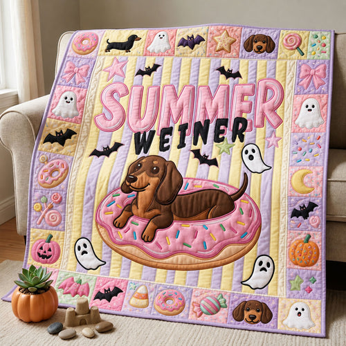 Summer Weenie Quilted Blanket GFTOPND979