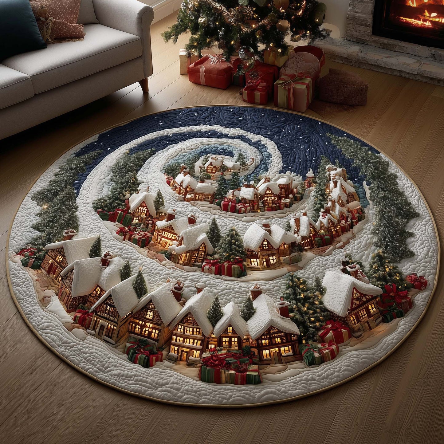 Enchanted Wonderland Quilted Round Mat GFTOQA05