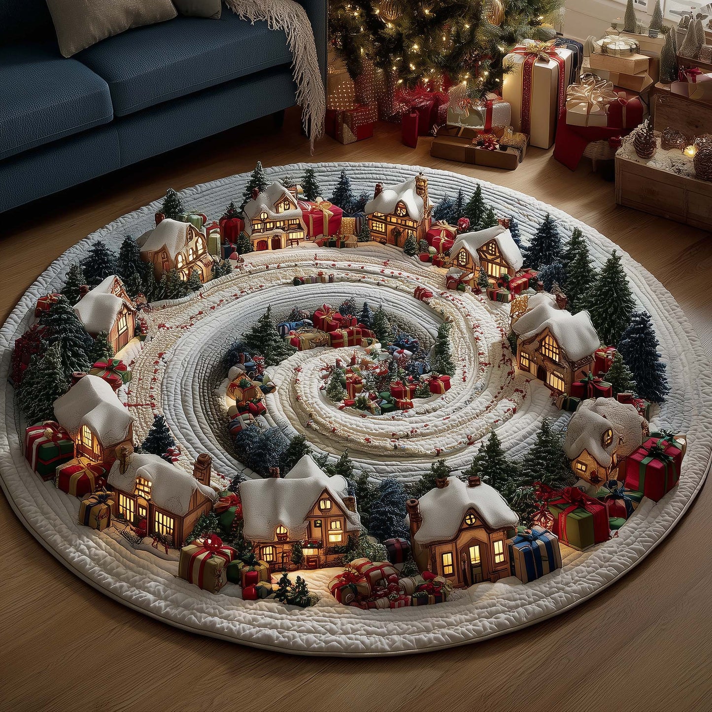 Enchanted Wonderland Quilted Round Mat GFTOQA06