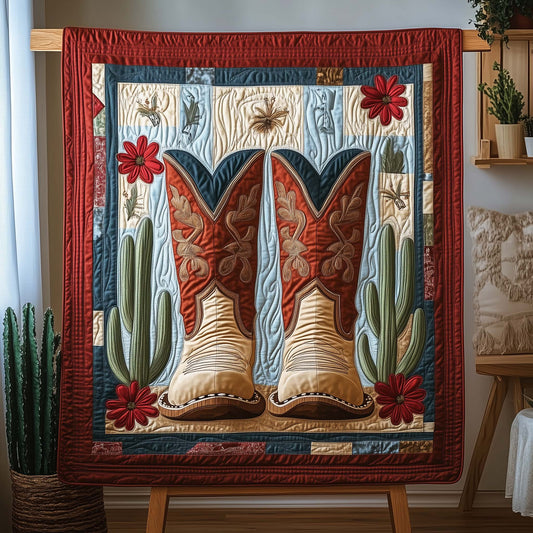 Cowboy Spirit Quilted Blanket GFTOQA1011
