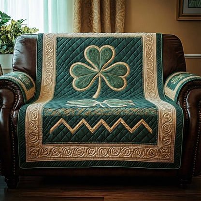 Emerald Beauty Quilted Sofa Cover GFTOQA1015