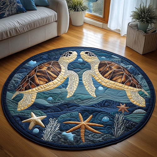 Silent Voyager Quilted Round Mat GFTOQA1039