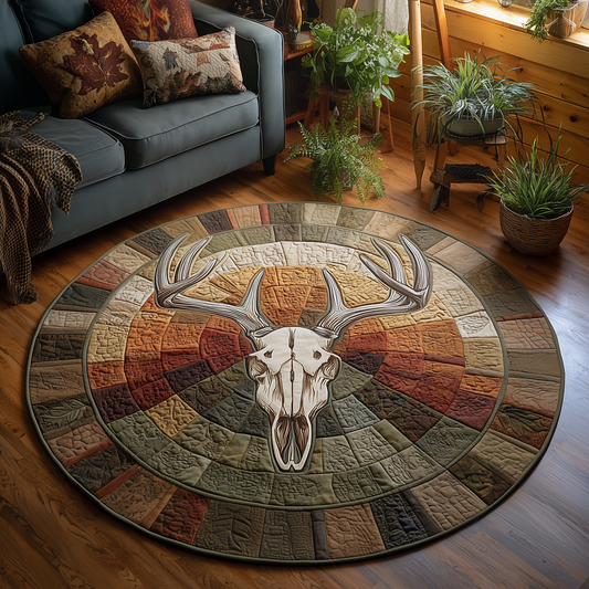 Forest Relic Quilted Round Mat GFTOQA1044