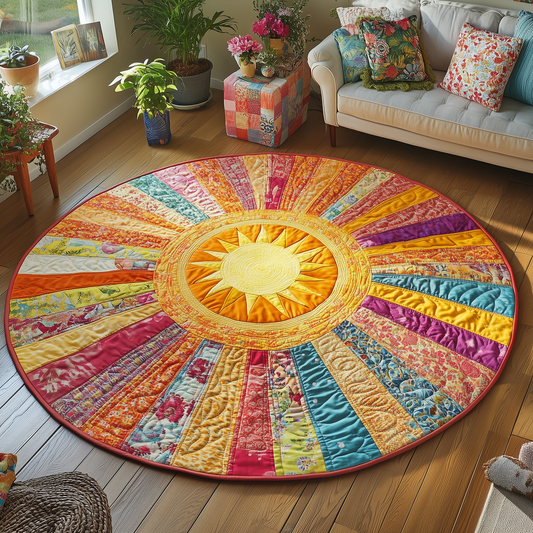 Sun Carnival Quilted Round Mat GFTOQA1053