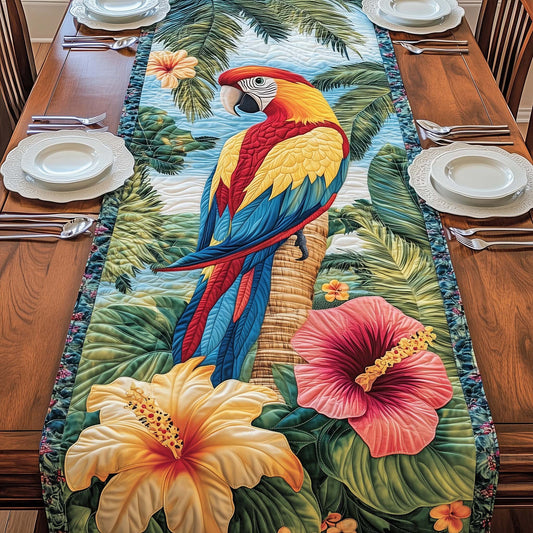 Island Parrot Quilted Table Runner GFTOQA1134