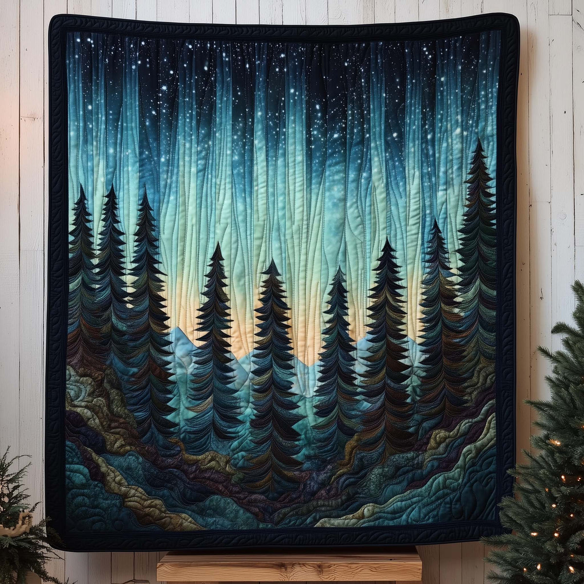 Northern Pines Quilted Blanket GFTOQA1154