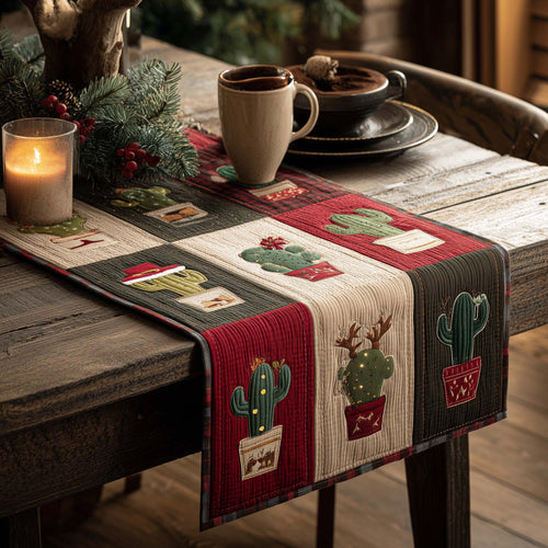 Cactus Patch Quilted Table Runner GFTOQA117
