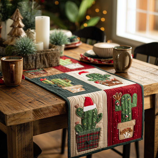 Cactus Patch Quilted Table Runner GFTOQA118