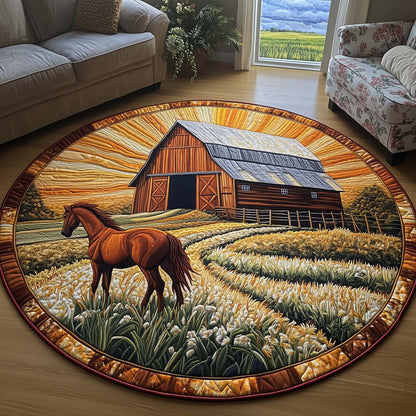 Prairie Blessing Quilted Round Mat GFTOQA1197