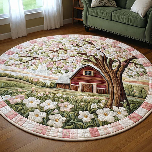 Spring Serenity Quilted Round Mat GFTOQA1202