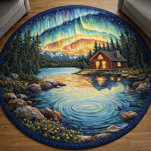 Lakeside Aurora Quilted Round Mat GFTOQA1205