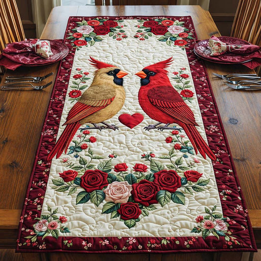 Love Cardinal Quilted Table Runner GFTOQA1252