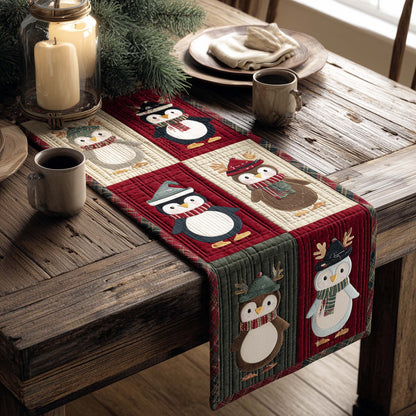 Lovely Penguin Quilted Table Runner GFTOQA127