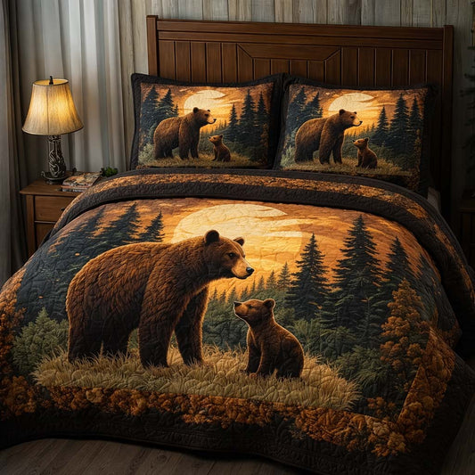 Twilight Guard 3-Piece Quilted Bedding Set GFTOQA1301