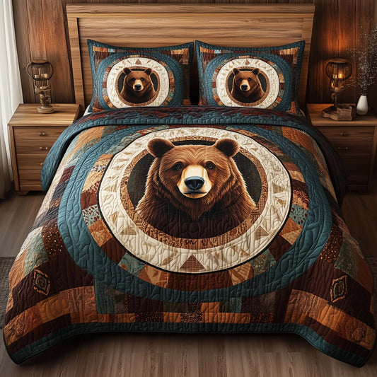Boho Guardian 3-Piece Quilted Bedding Set GFTOQA1305
