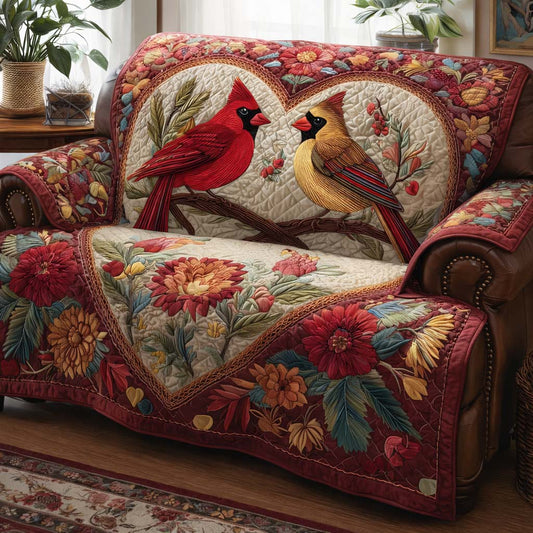 Blooming Explosion Quilted Sofa Cover GFTOQA1312