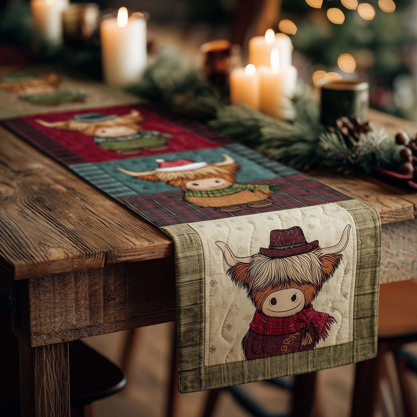 Highland Beauty Quilted Table Runner GFTOQA133