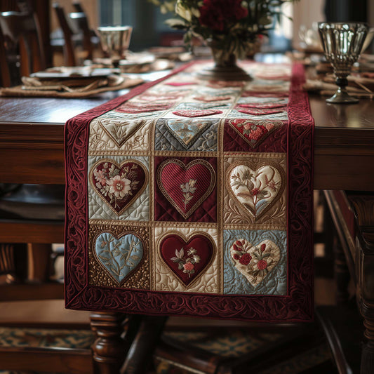 Love Patch Quilted Table Runner GFTOQA1355