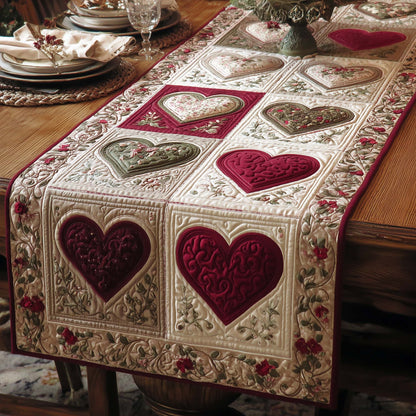 Floral Love Quilted Table Runner GFTOQA1356